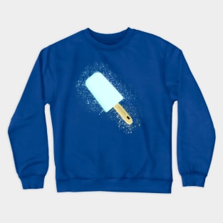 Sea Salt Ice Cream Glitter Paint Splatter Crewneck Sweatshirt